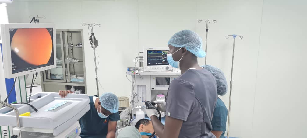 Endoscopy equipment demonstration